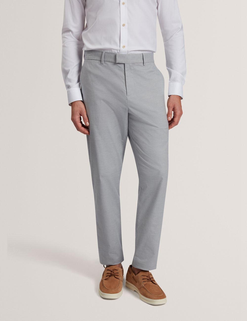 Pantalones Ted Baker JACKUS - Regular Fit Cotton Blend Chino Hombre Azul Marino | BZIL-68124
