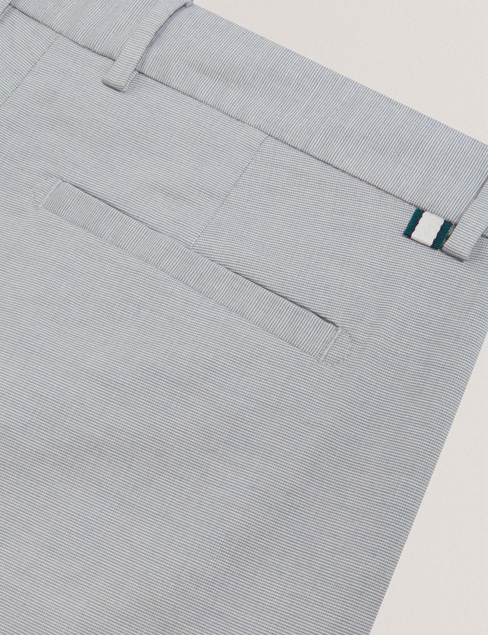 Pantalones Ted Baker JACKUS - Regular Fit Cotton Blend Chino Hombre Azul Marino | BZIL-68124