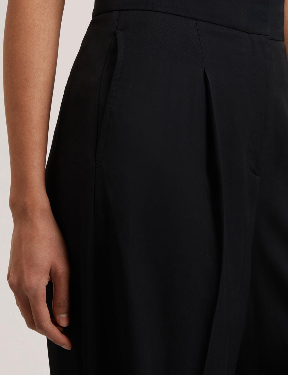 Pantalones Ted Baker KIOLLI - Wool Blend Barrel Leg Tailored Mujer Negras | PIKN-02418