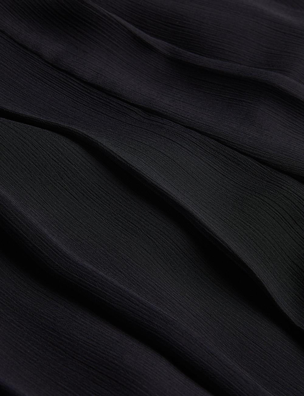 Pantalones Ted Baker KOKUTO - Chiffon Pleated Wide Leg Palazzo Mujer Negras | HUOF-02631