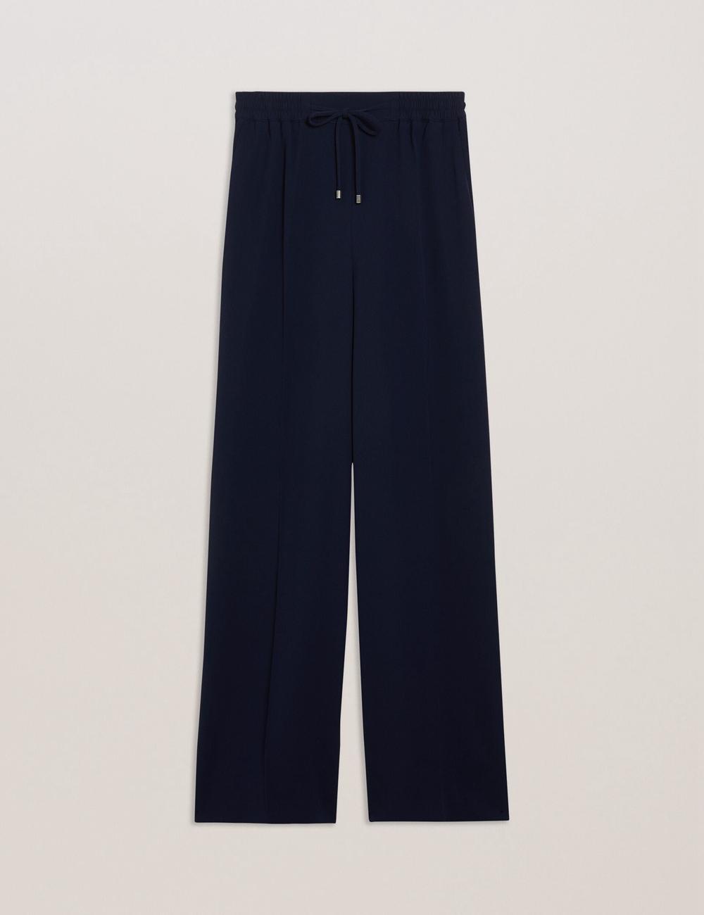 Pantalones Ted Baker LILIAAH - Wide Leg Tailored Mujer Azul Marino | AQPE-38769