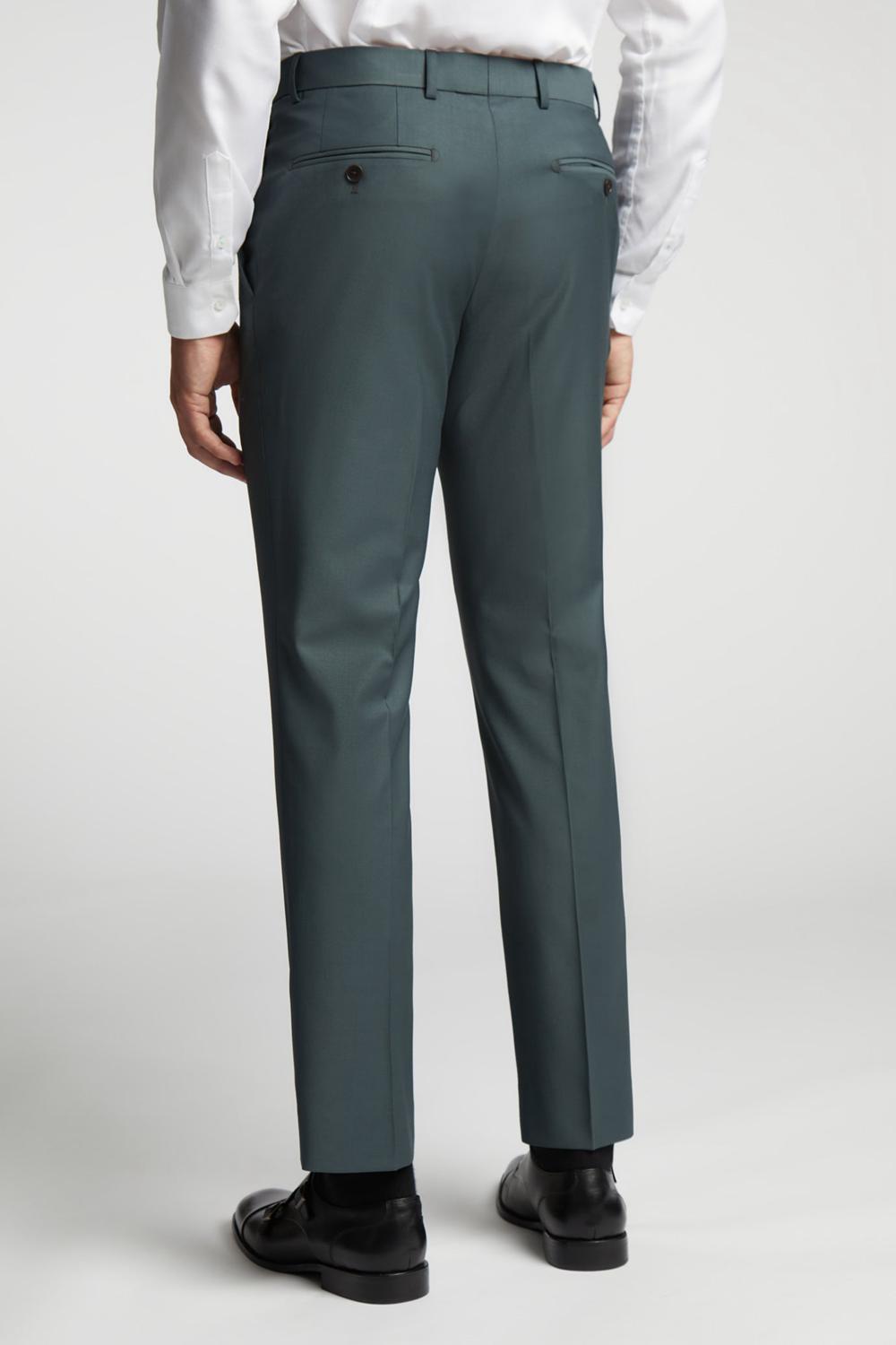 Pantalones Ted Baker LUNANTS - Wool Blend Slim Suit Hombre Verde | OVEN-90348