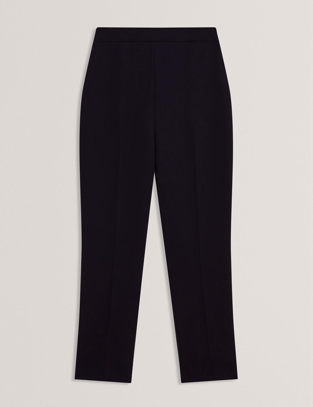 Pantalones Ted Baker MANABTL - High Waist Tapered Leg Tailored Mujer Azul Marino | TEFV-45936