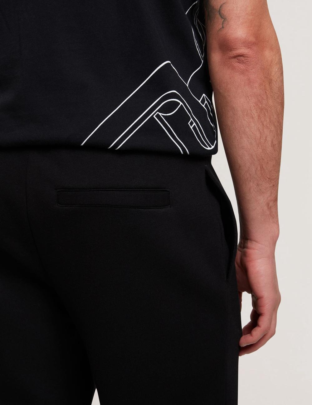 Pantalones Ted Baker UAVER Slim Fit Neoprene Hombre Negras | ZNSR-53619