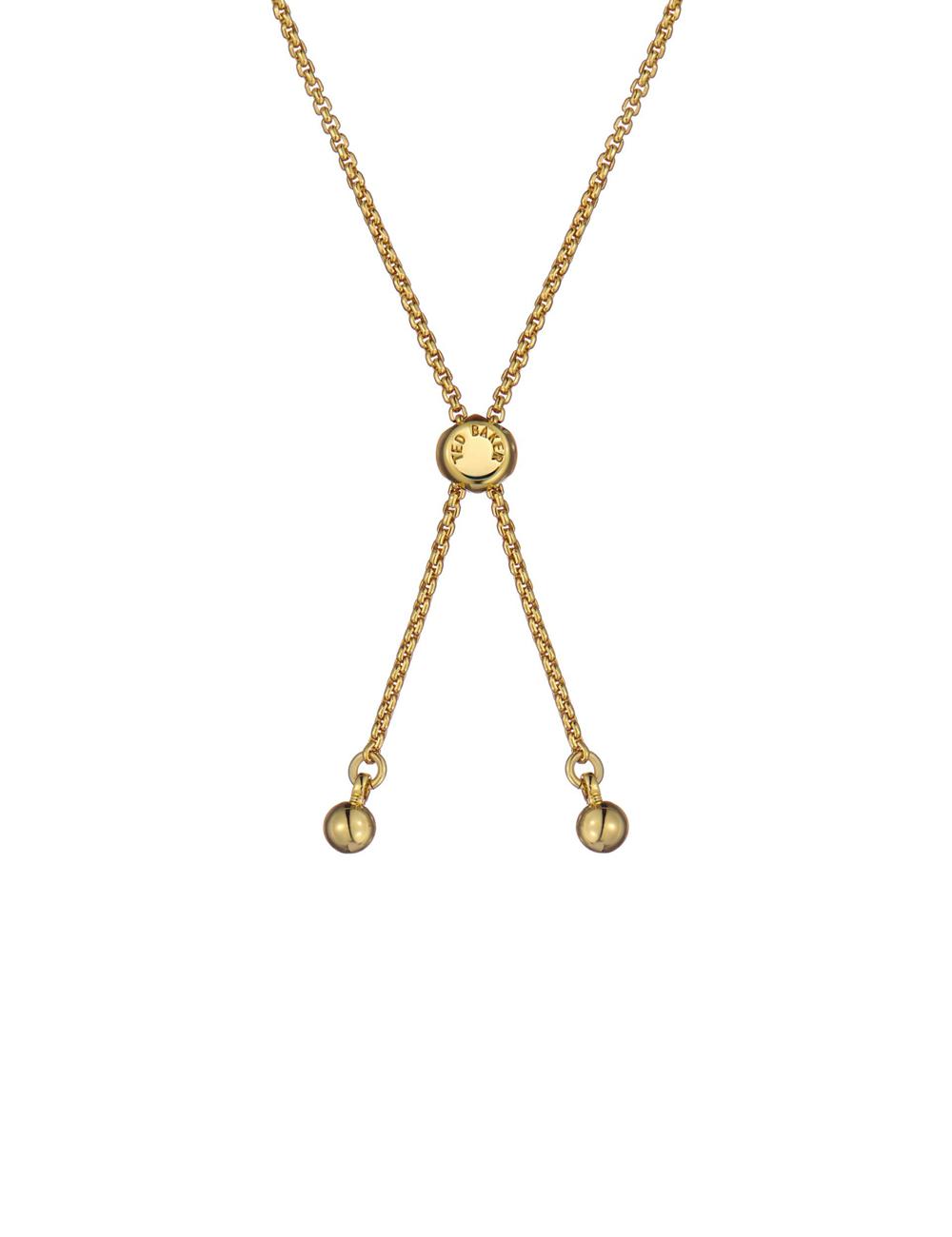 Pulseras Ted Baker MELRAH - Crystal Adjustable Tennis Mujer Rosas | HAFS-43501