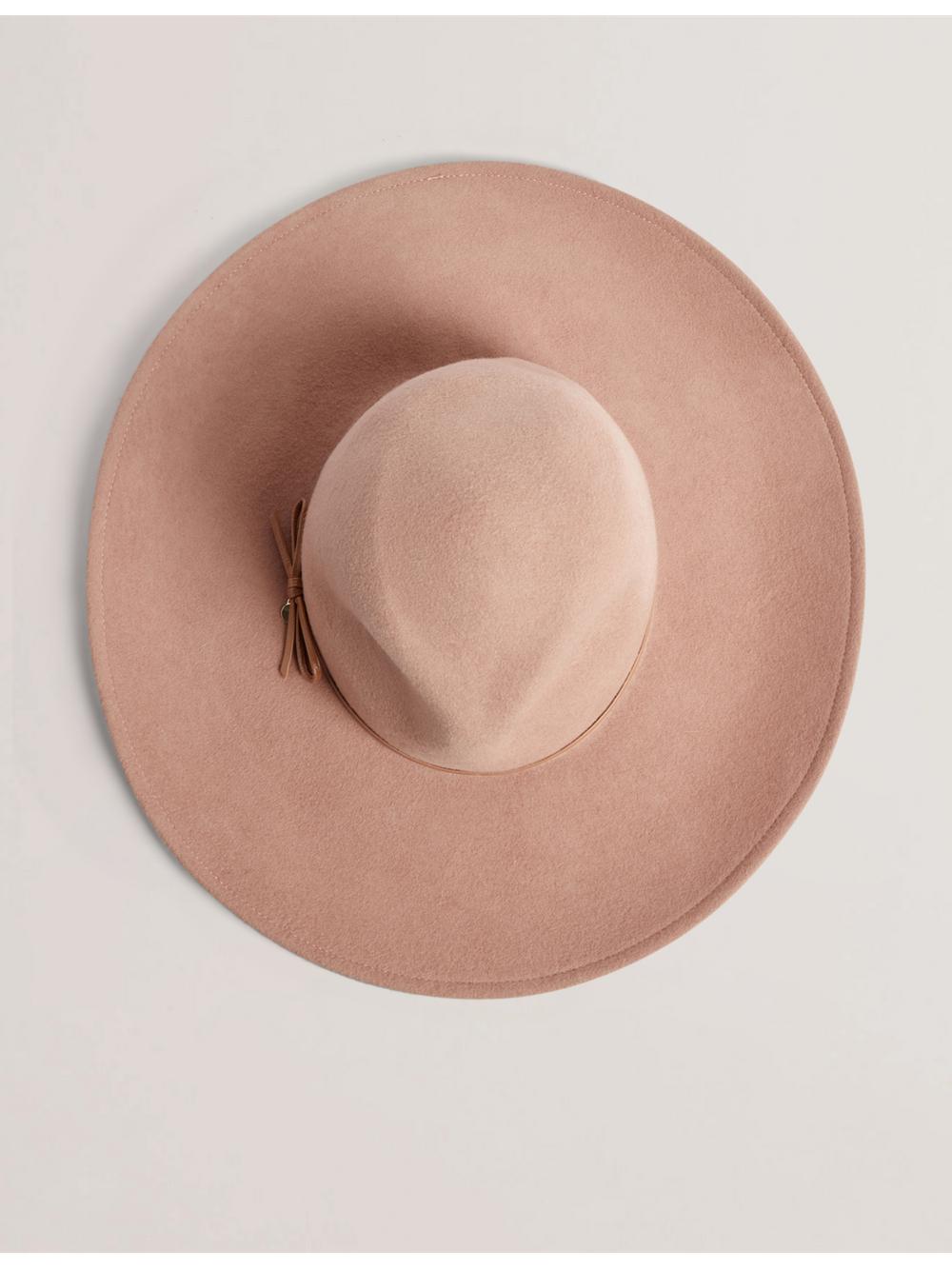 Sombreros Ted Baker ABBIIIO - Bow Detail Pure Wool Mujer Tan | GQOA-93285