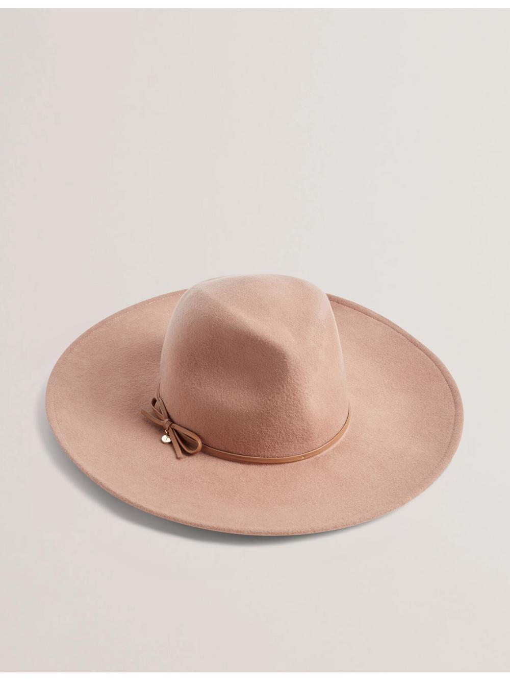 Sombreros Ted Baker ABBIIIO - Bow Detail Pure Wool Mujer Tan | GQOA-93285
