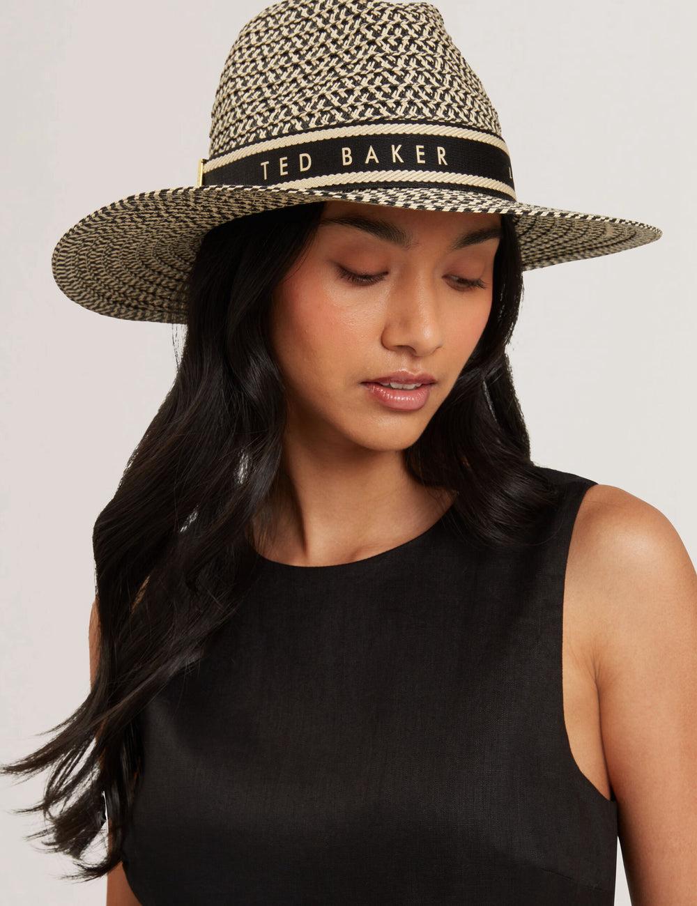 Sombreros Ted Baker CLARIES - Mixed Weave Straw Mujer Natural | VCWY-49356
