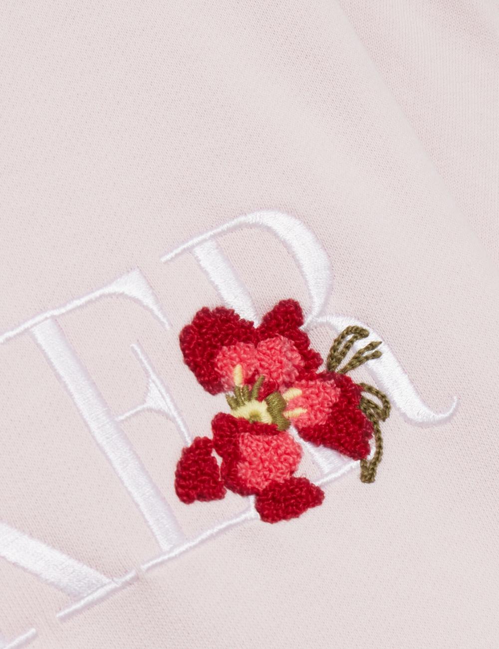Sudaderas Ted Baker STIILA - Embroidered Logo Pure Cotton Mujer Rosas | EMWG-28103