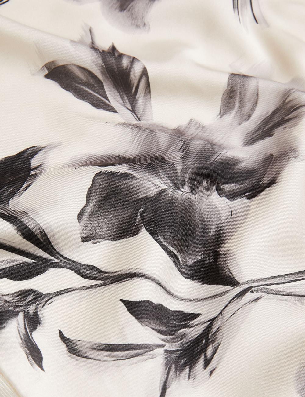 Tops Ted Baker PERLOMA - Printed Woven Front Knitted Mujer Ivory | RCAB-86917